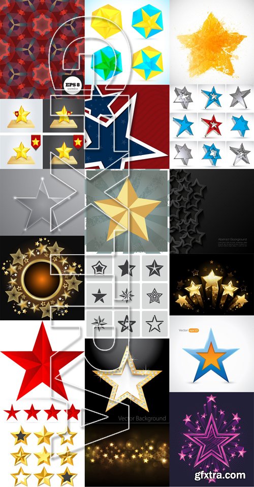 Stock Vectors - Star Background, 25xEPS Stock Vectors - Star Background, 25xEPS