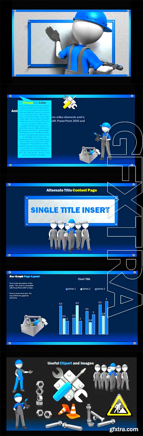 Animated Business and Finance PowerPoint Template Bundle