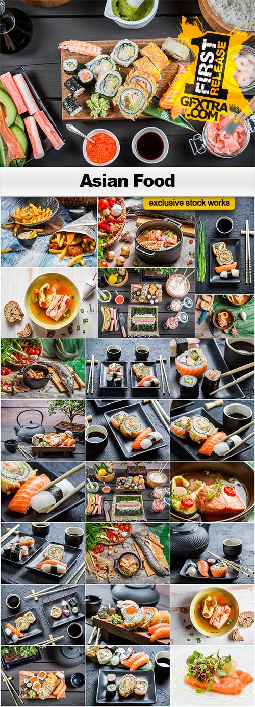 Asian Food Collection - 25x JPEGs
