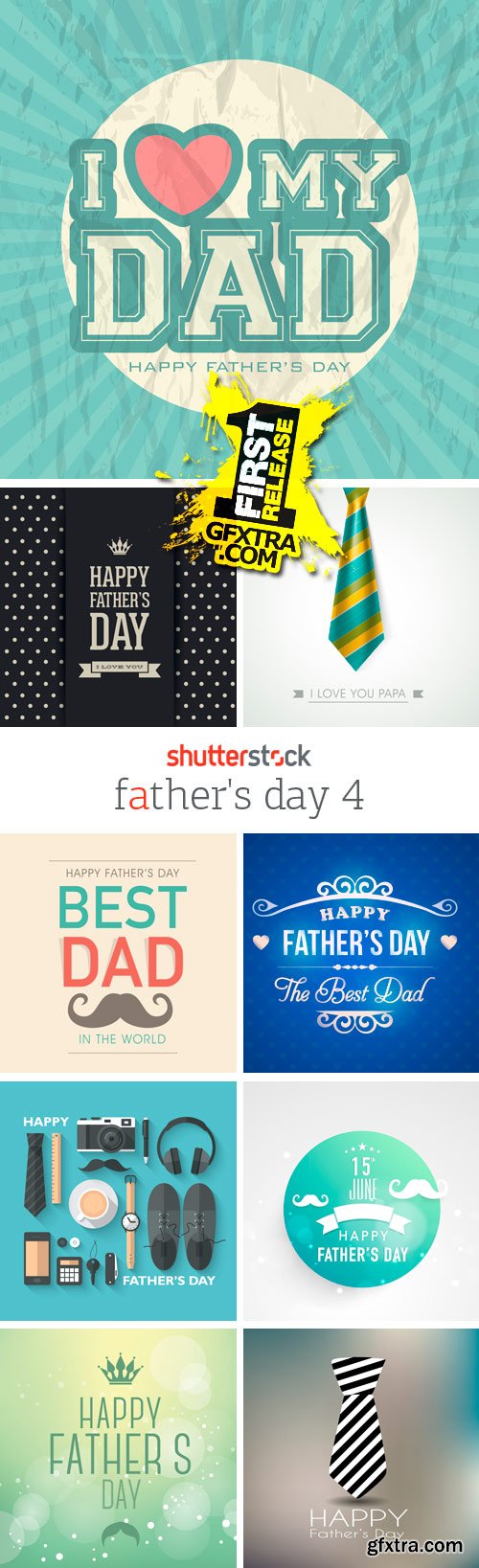 Amazing SS - Father's Day 4, 25xEPS Amazing SS - Father's Day 4, 25xEPS