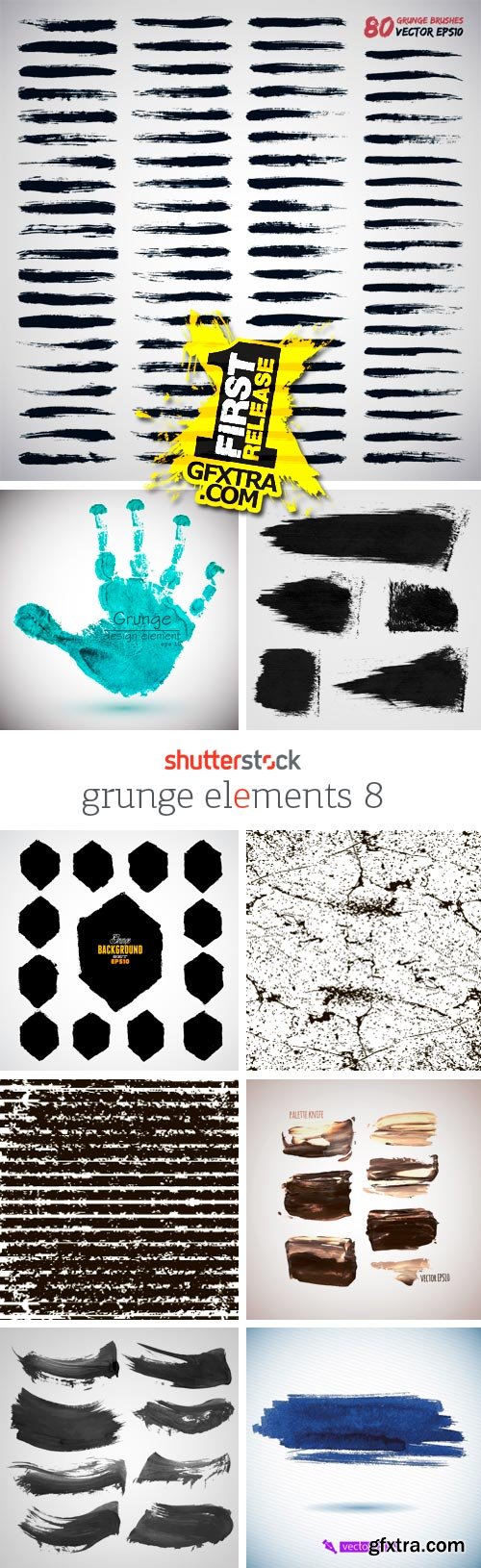 Amazing SS - Grunge Elements (vol.8)s, 25xEPS Amazing SS - Grunge Elements (vol.8)s, 25xEPS