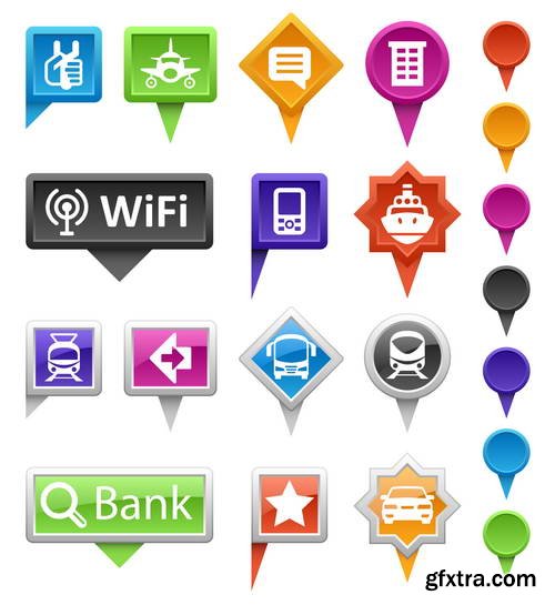 WEB Buttons Collection 25xEPS WEB Buttons Collection 25xEPS