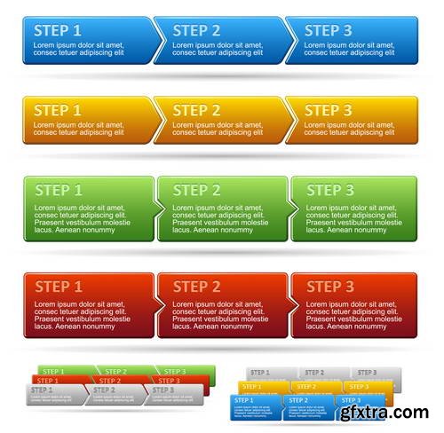 WEB Buttons Collection 25xEPS WEB Buttons Collection 25xEPS