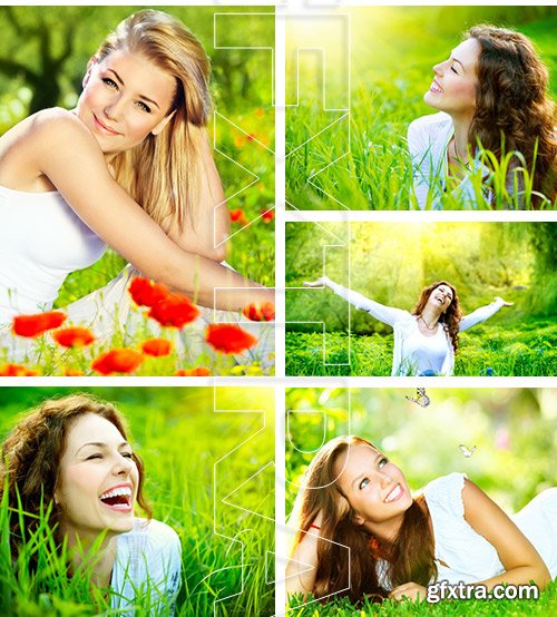 Amazing SS - Beautiful Young Woman Outdoor, 25xJPG