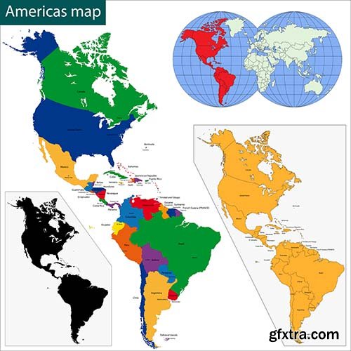World Maps Vectors - 25x EPS