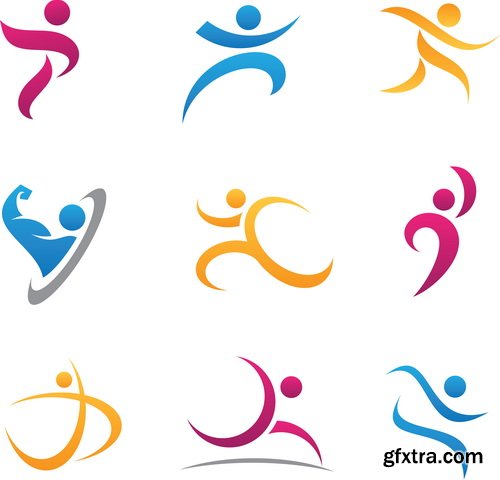 Fitness Elements & Logos 26xEPS