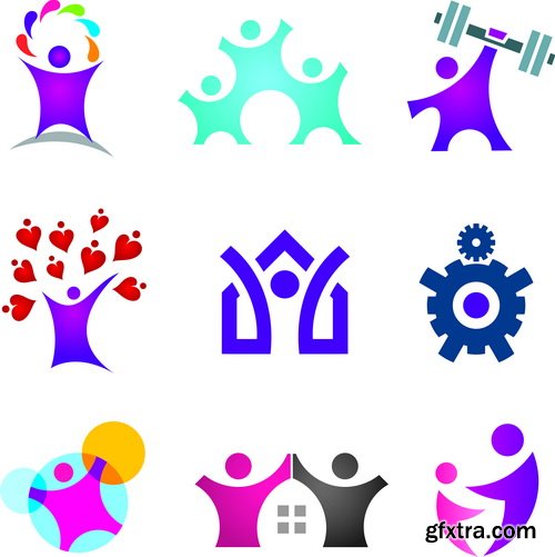 Fitness Elements & Logos 26xEPS