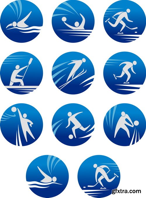 Fitness Elements & Logos 26xEPS