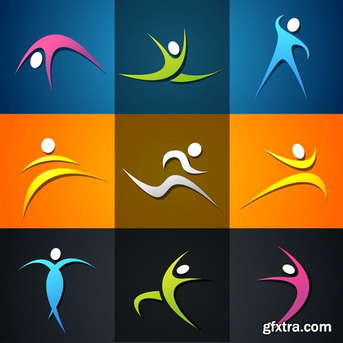 Fitness Elements & Logos 26xEPS
