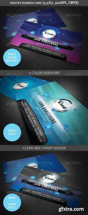 GraphicRiver - Futuristic and Creative Business Cards Bundle