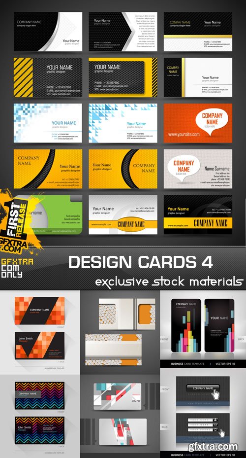 Design Cards Collection 4, 25xEPS