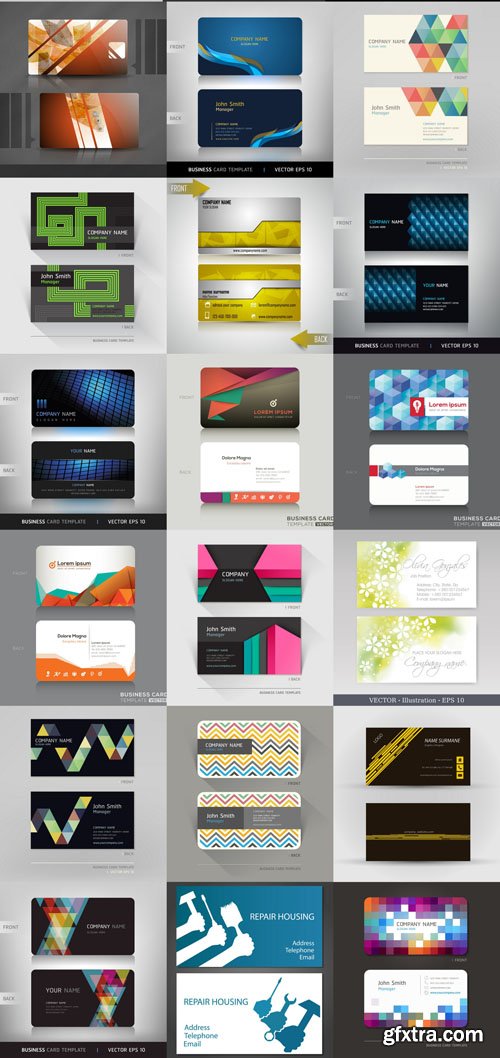 Design Cards Collection 4, 25xEPS