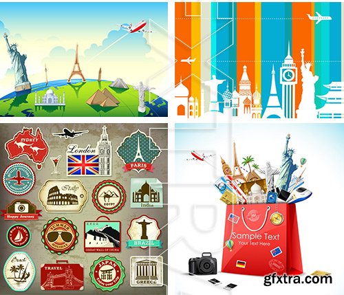 Amazing SS - Travel and tourism, 25xEPS Amazing SS - Travel and tourism, 25xEPS