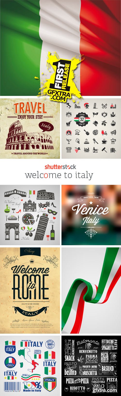 Amazing SS - Welcome to Italy, 25xEPS Amazing SS - Welcome to Italy, 25xEPS