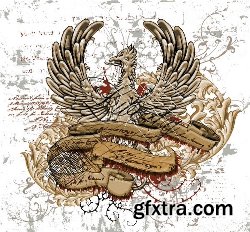 100 Vintage illustrations Vector Pack