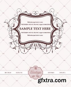 100 Vintage illustrations Vector Pack