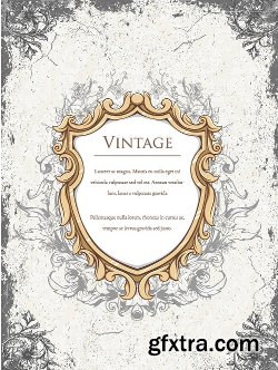 100 Vintage illustrations Vector Pack