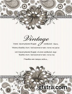 100 Vintage illustrations Vector Pack