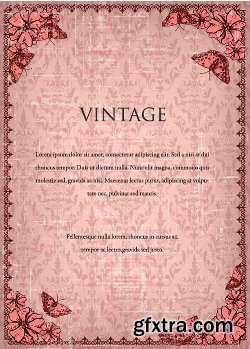 100 Vintage illustrations Vector Pack