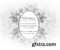 100 Vintage illustrations Vector Pack