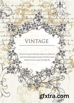 100 Vintage illustrations Vector Pack