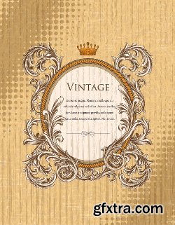100 Vintage illustrations Vector Pack