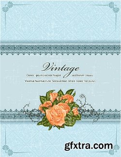 100 Vintage illustrations Vector Pack