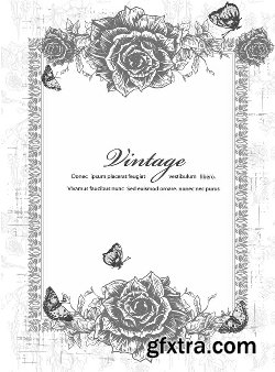 100 Vintage illustrations Vector Pack