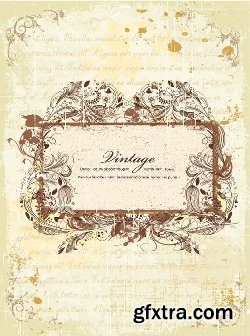 100 Vintage illustrations Vector Pack