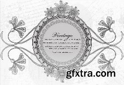 100 Vintage illustrations Vector Pack