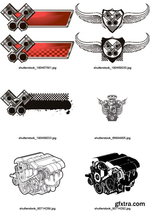 Amazing SS - Car Engine, 25xEPS Amazing SS - Car Engine, 25xEPS