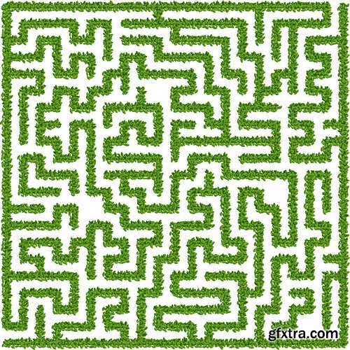 Stock Vectors - Maze, 25xEPS