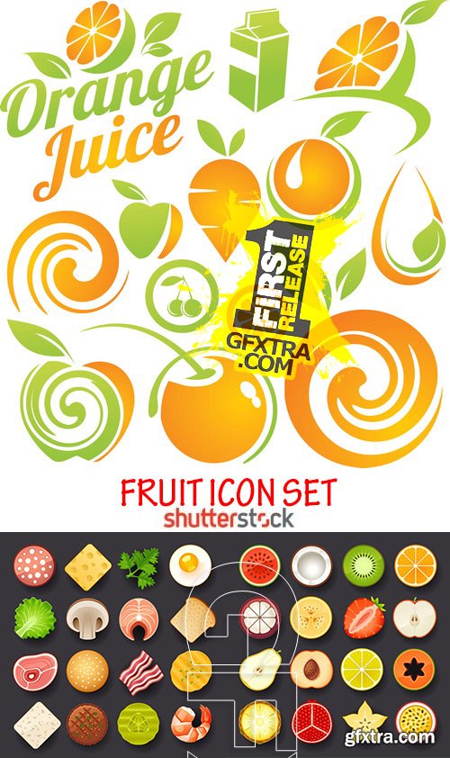 Amazing SS - Fruit icon set, 25xEPS Amazing SS - Fruit icon set, 25xEPS