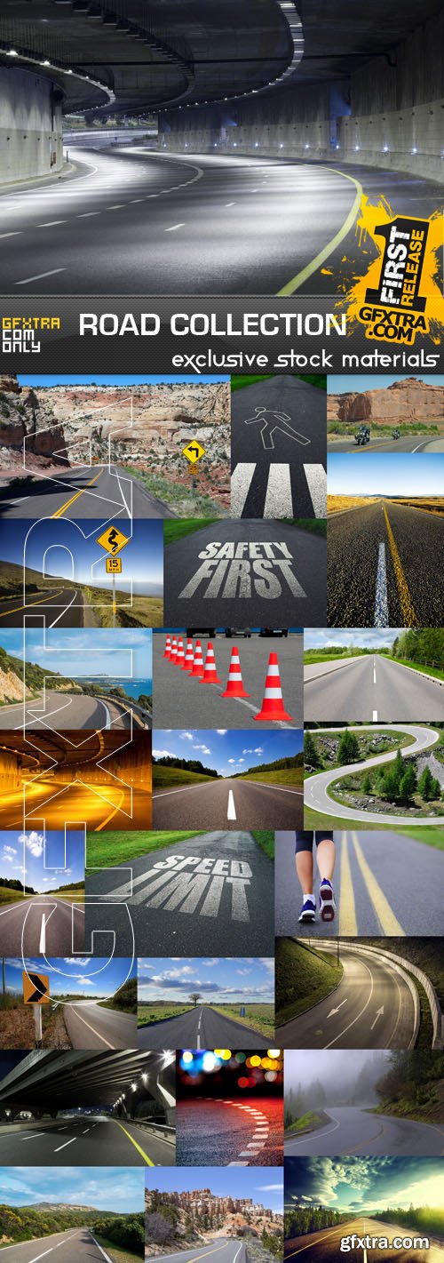 Roads Collection, 25xUHQ JPEG