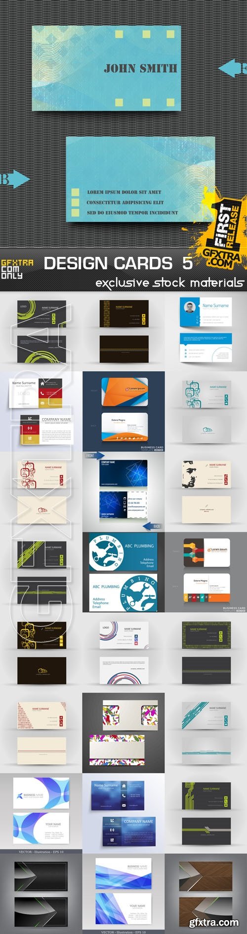 Design Cards Collection 5, 25xEPS