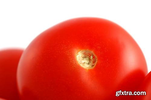 Tomatoes on White Background 25xJPG