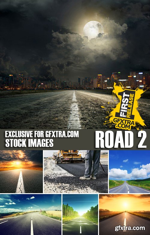 Stock Photos - Road 2, 25xJPG Stock Photos - Road 2, 25xJPG