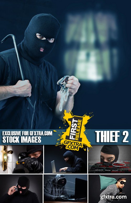 Stock Photos - Thief, Burglar 2, 25xJPG Stock Photos - Thief, Burglar 2, 25xJPG