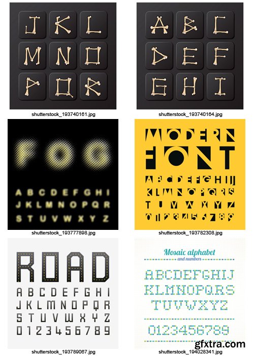 Amazing SS - Alphabets 8, 25xEPS Amazing SS - Alphabets 8, 25xEPS