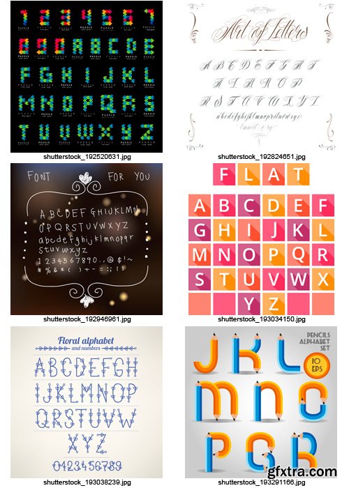 Amazing SS - Alphabets 8, 25xEPS Amazing SS - Alphabets 8, 25xEPS