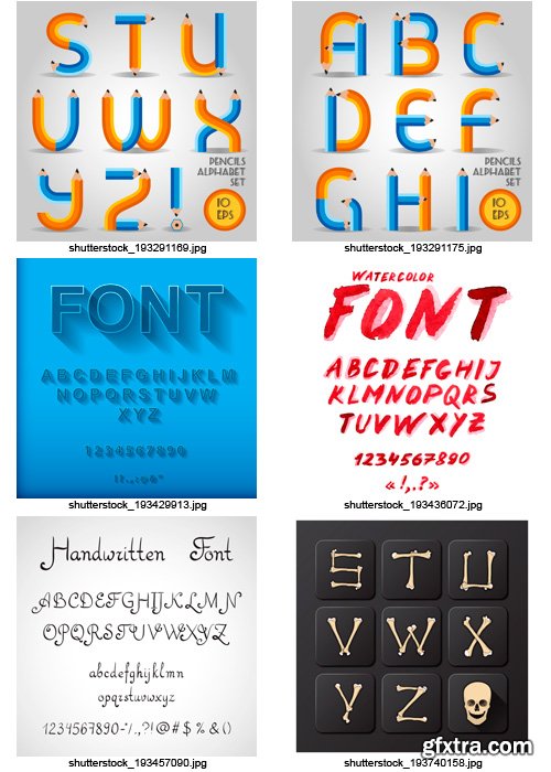 Amazing SS - Alphabets 8, 25xEPS Amazing SS - Alphabets 8, 25xEPS