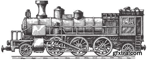 Stock Vectors - Train, 25xEPS Stock Vectors - Train, 25xEPS