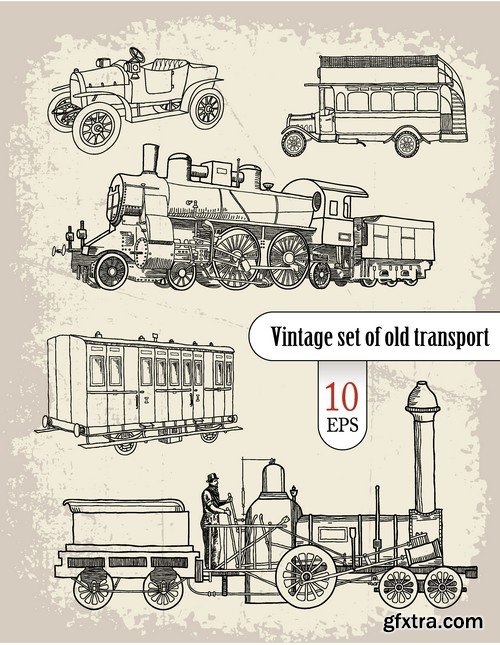 Stock Vectors - Train, 25xEPS Stock Vectors - Train, 25xEPS