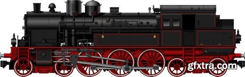 Stock Vectors - Train, 25xEPS Stock Vectors - Train, 25xEPS