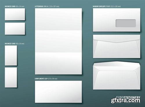 Paper Elements in Vector 25xEPS