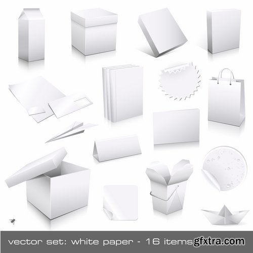 Paper Elements in Vector 25xEPS