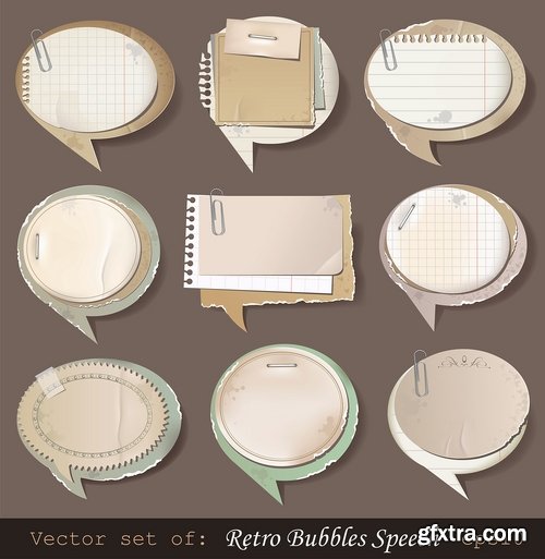 Paper Elements in Vector 25xEPS