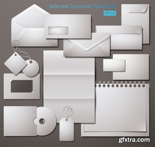 Paper Elements in Vector 25xEPS