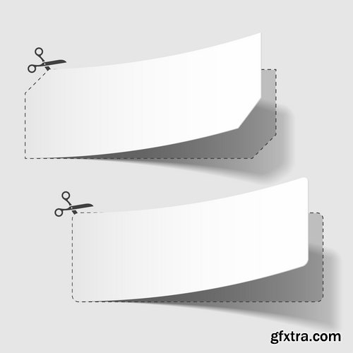 Paper Elements in Vector 25xEPS