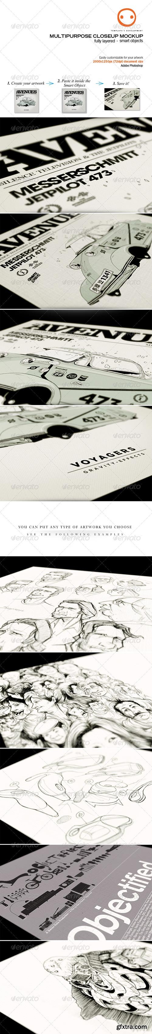 GraphicRiver - Multipurpose Closeup Mockup